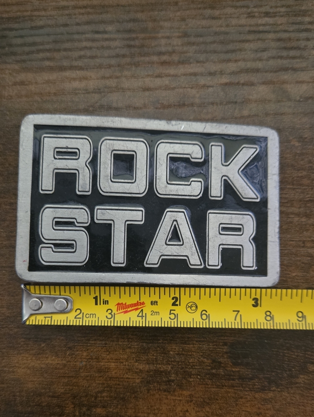 Vintage Rock Star Belt Buckle